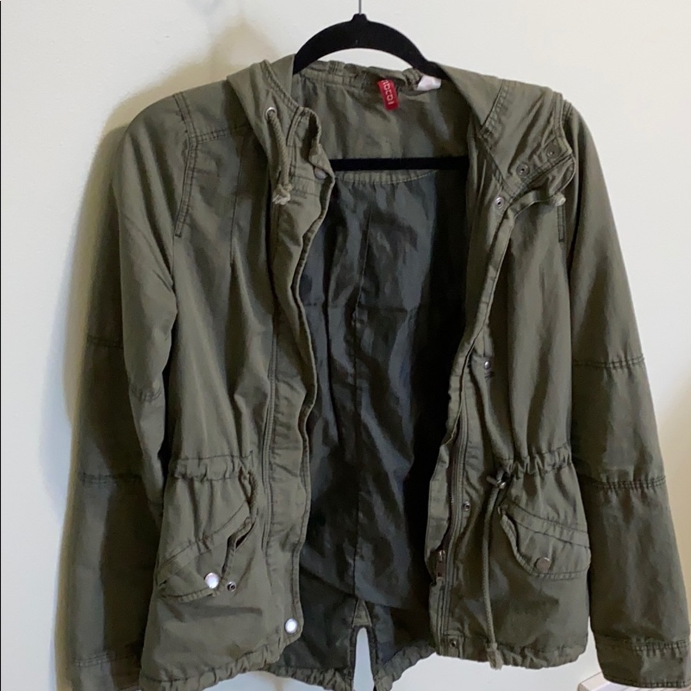 H&M, Army green jacket